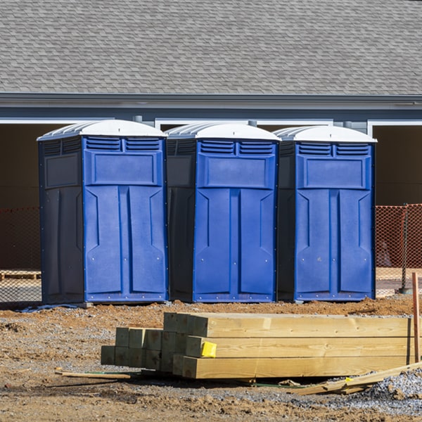 what is the maximum capacity for a single porta potty in Franklin Park